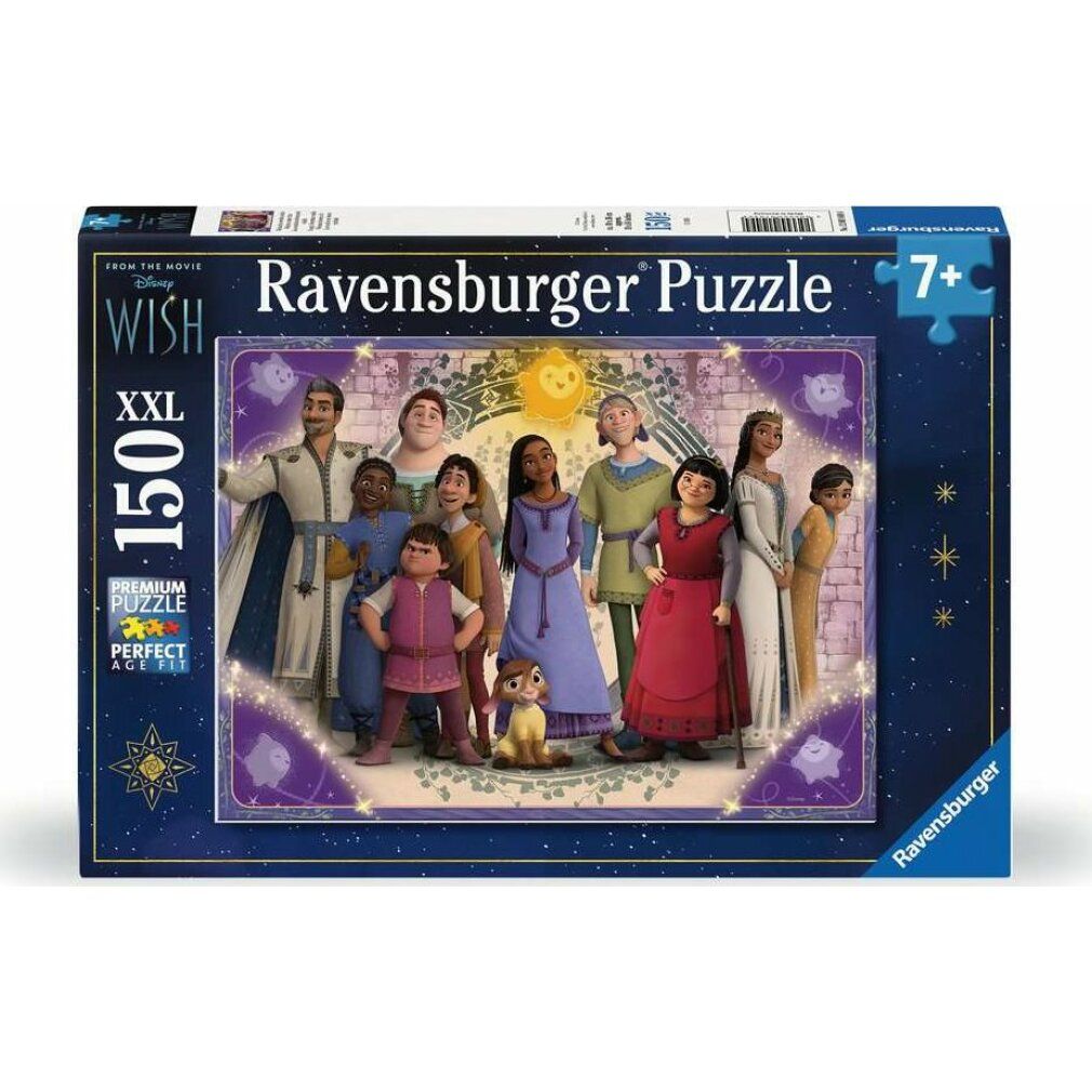 Scatola del puzzle con personaggi del film. Scritta "Ravensburger Puzzle". Età consigliata 7+.