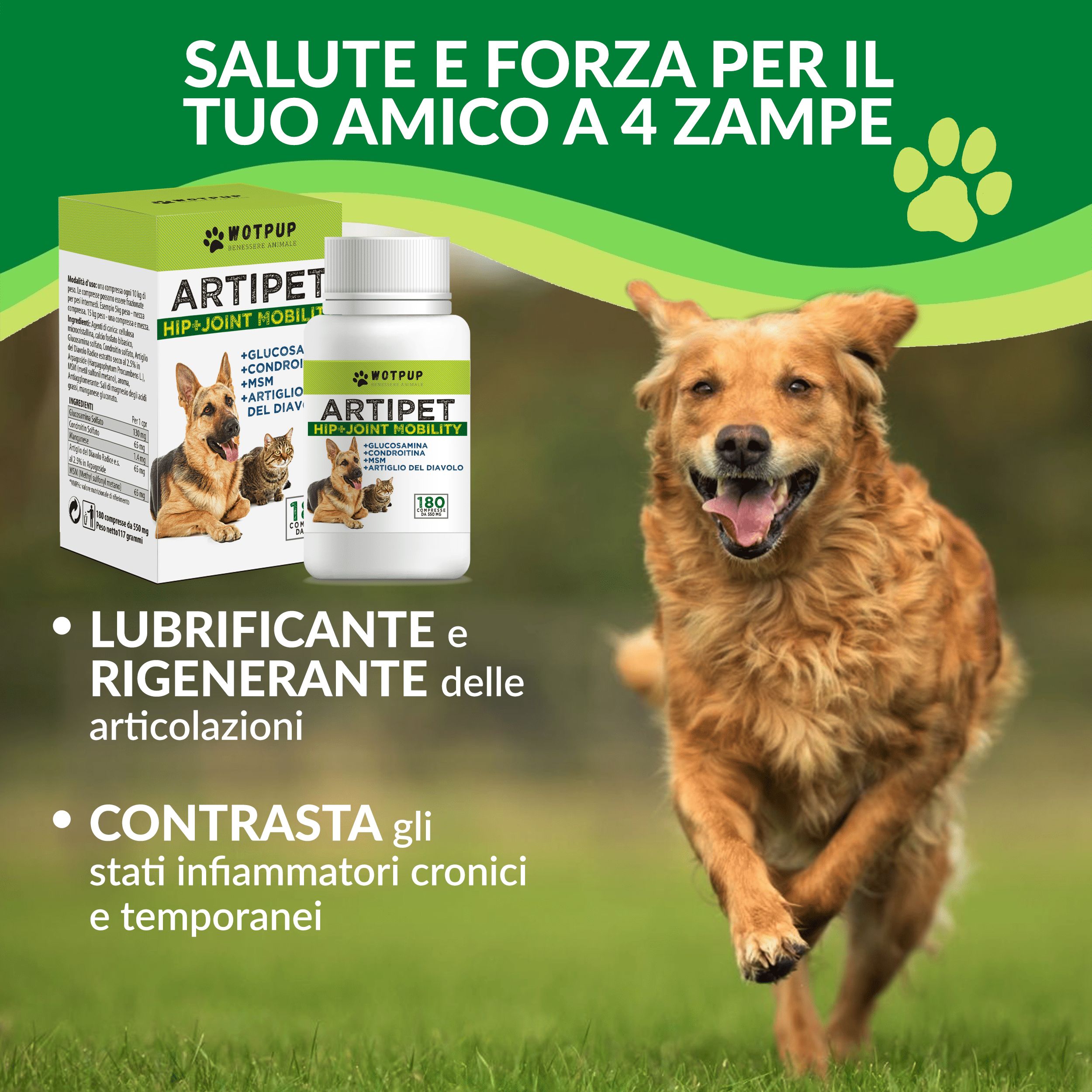 LA.GA Artipet Integratore per Articolazioni