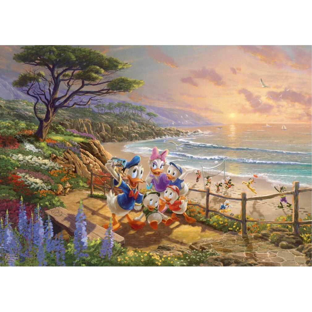 Studi Thomas Kinkade: Disney - Paperino e Daisy - Un pomeriggio da paperi (1000 pezzi)