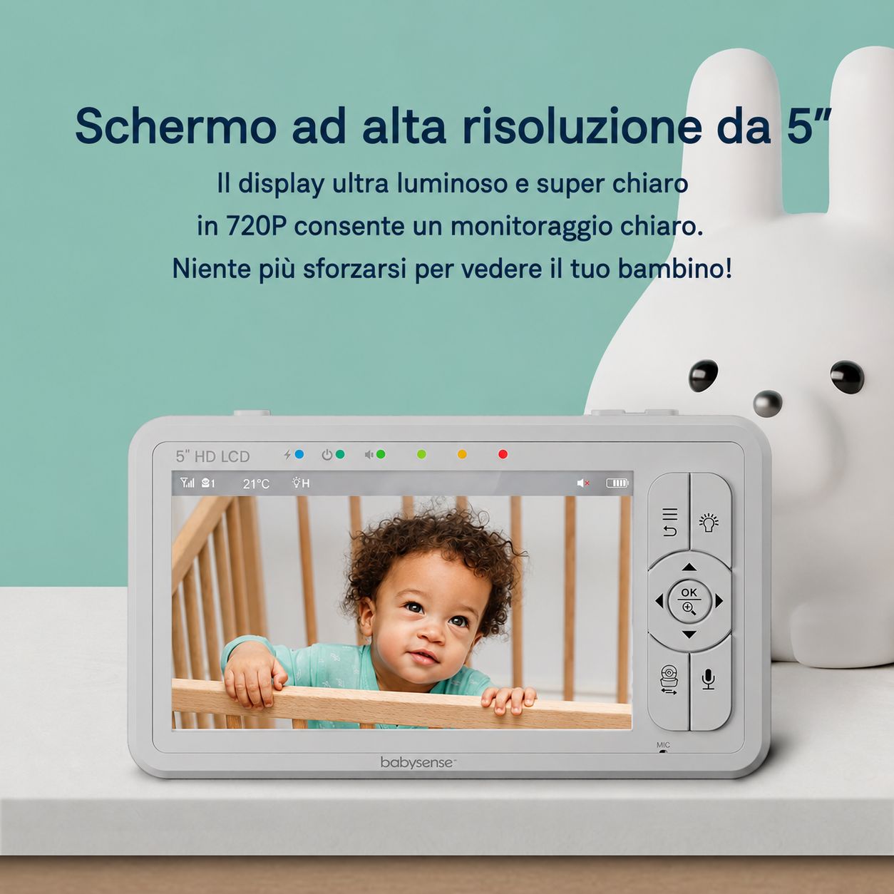Baby monitor con telecamera Babysense