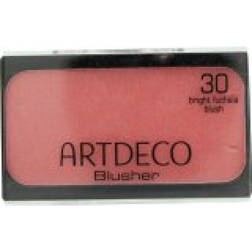 Artdeco Blusher in confezione compatta nera. Tonalità 30, bright fuchsia blush.