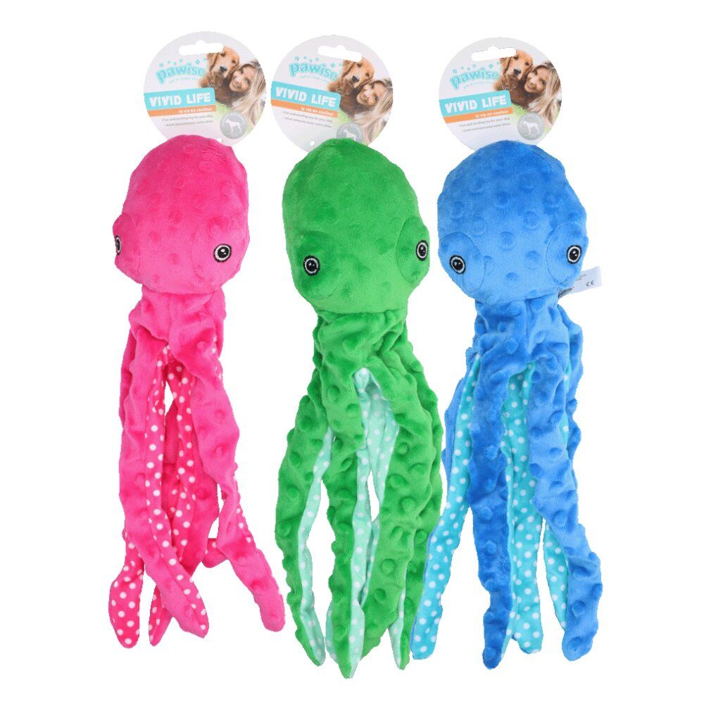 Polpo di peluche multicolore Pawise (l)