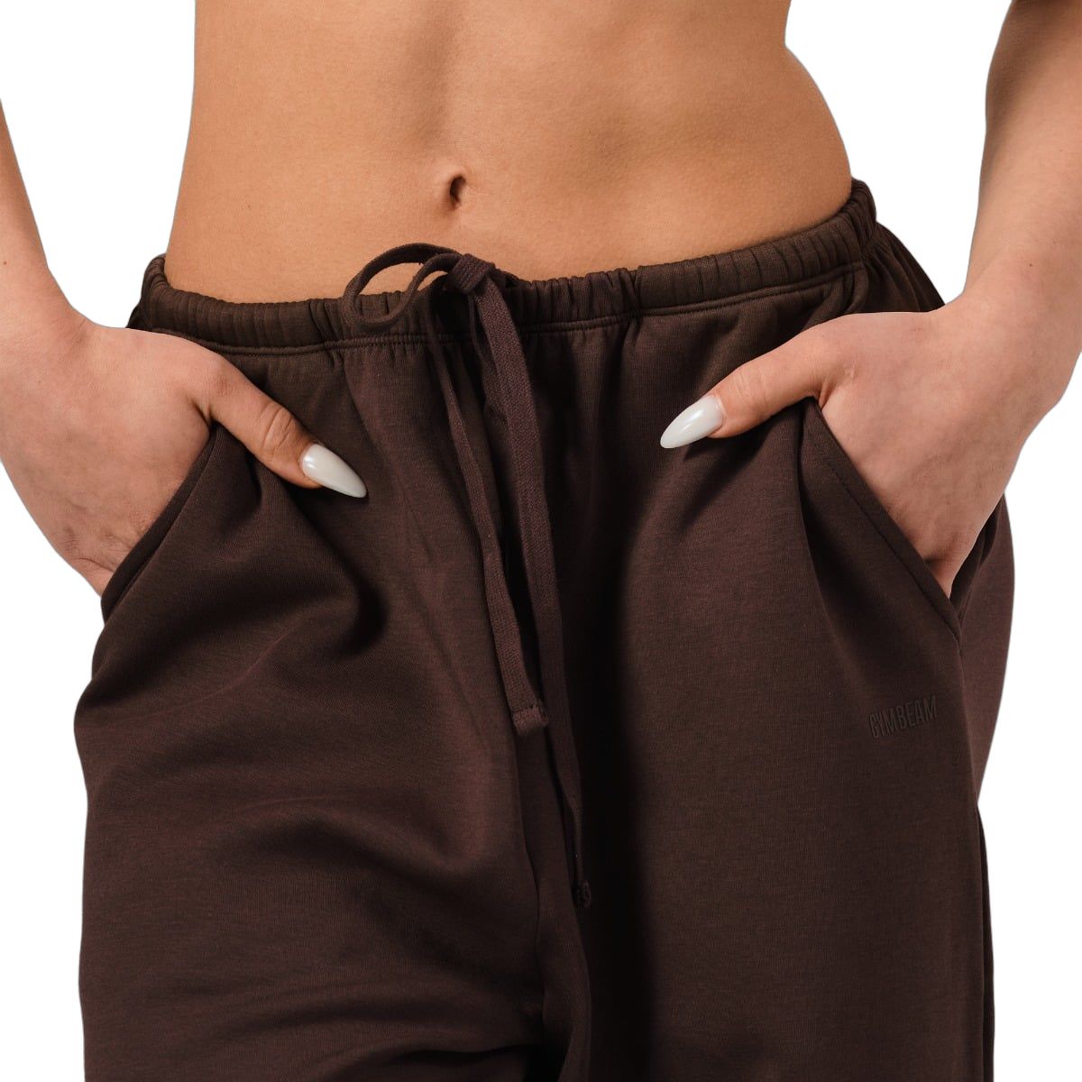 GymBeam Joggers donna oversize NEO Mocha