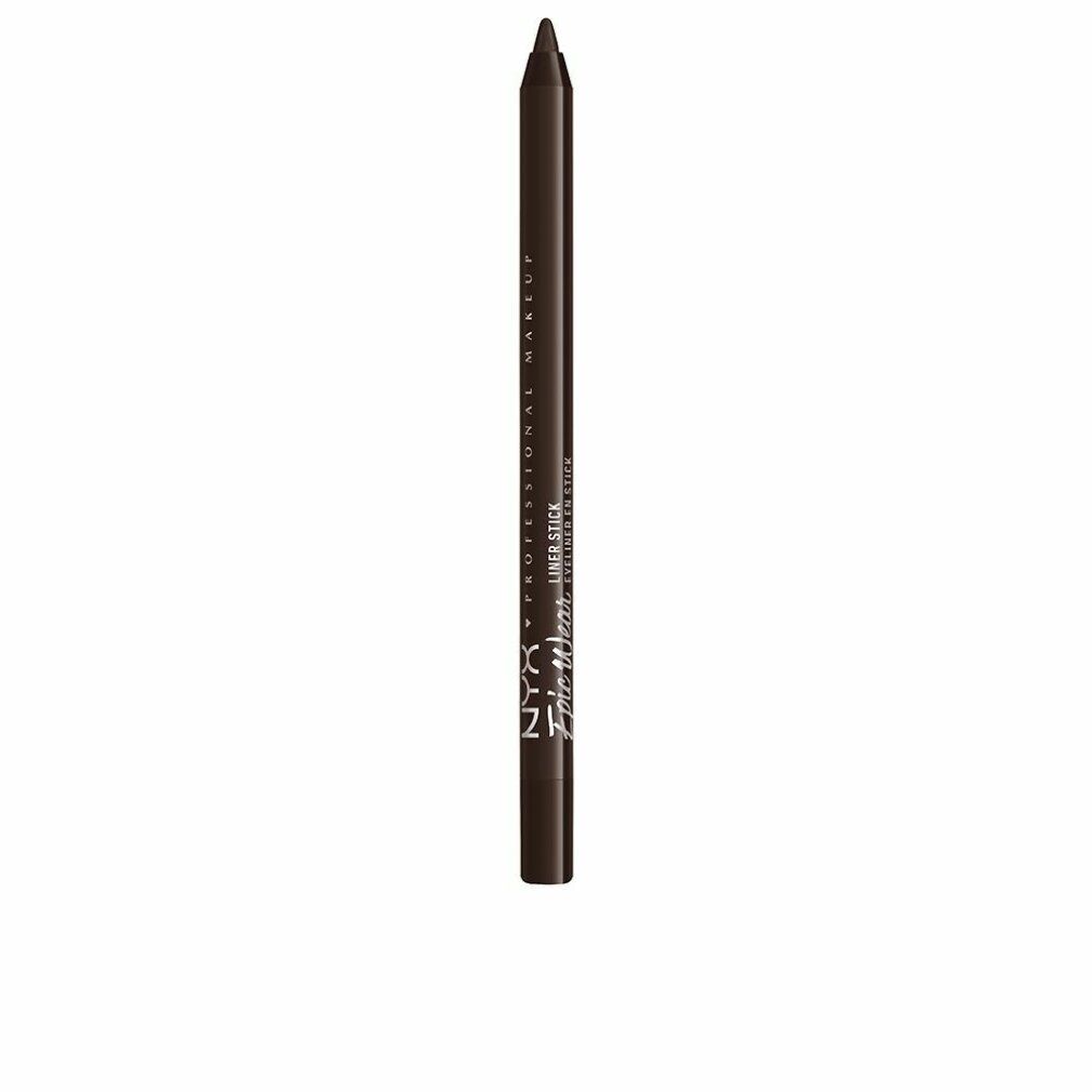 Matita NYX Professional Makeup Epic Wear Liner Stick marrone scuro. Punta affilata, testo.