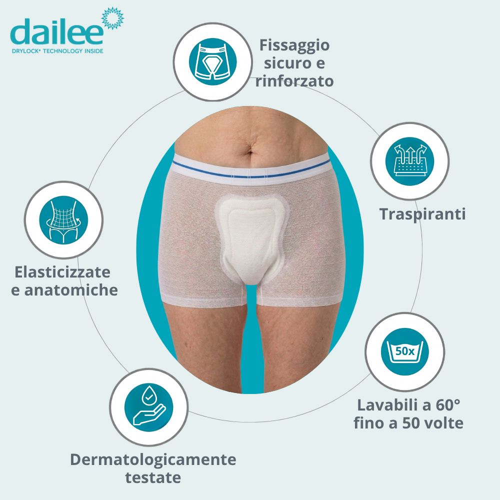 Dailee Fix Mutandine di Fissaggio Elastiche
