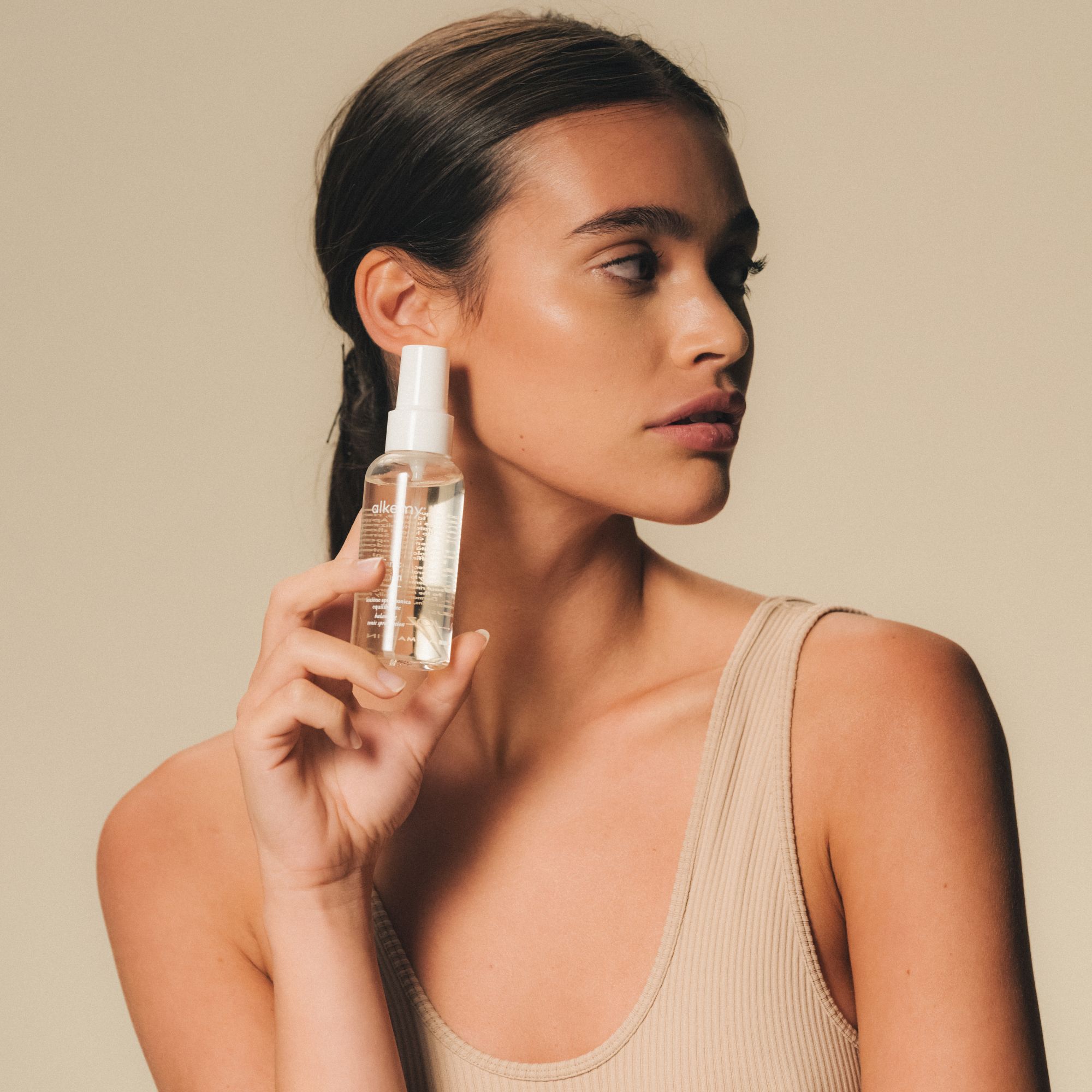 Alkemy Tonico Viso Naturale con Aloe Vera, per Pelle Sensibile e Rossori