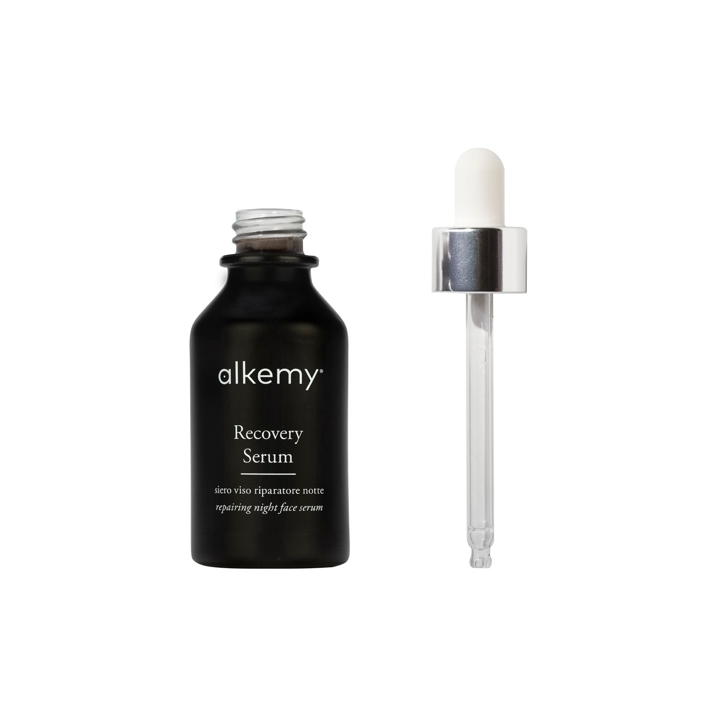 Alkemy Siero Viso Notte Anti Età, Azione Rigenerante Idratante e Illuminante