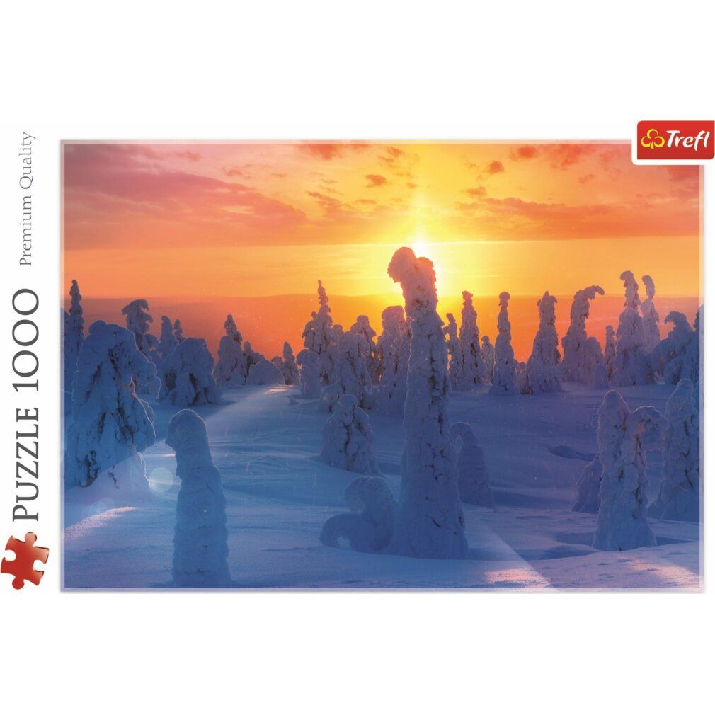Puzzle con paesaggio. Marca Trefl. 1000 pezzi. Puzzle della natura finlandese.