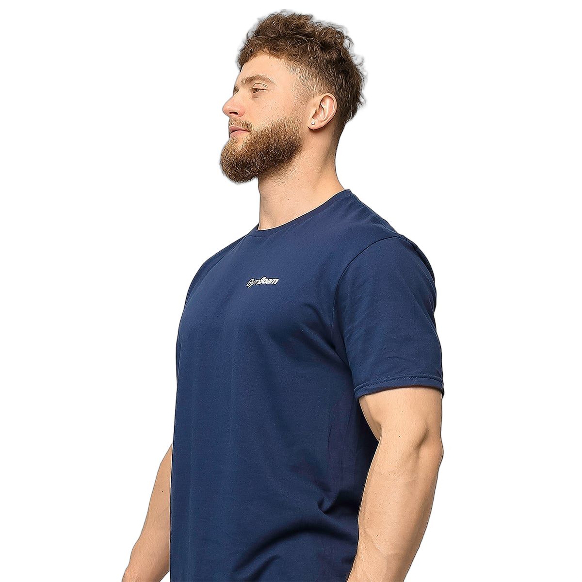 GymBeam T-shirt uomo regular a manica corta Basic Navy Blue
