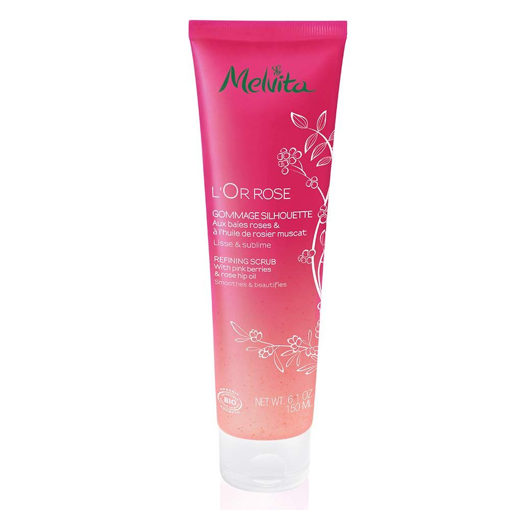 Melvita Silhouette Scrub con bacche rosa e olio di rosa mosqueta 150 ml