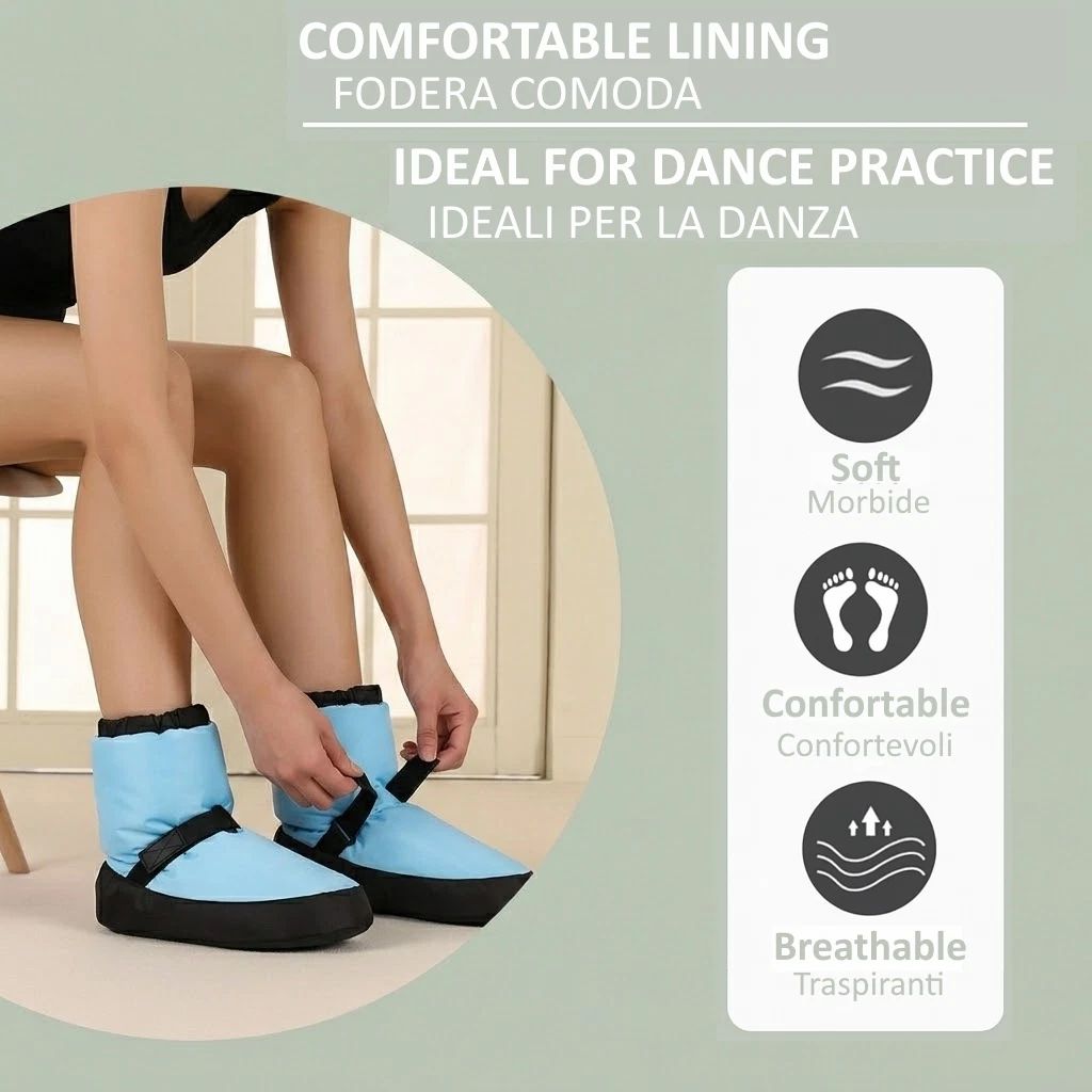 Scaldapiedi Danza Bloch Ballet Warm Up per Balletto Riscaldamento Stivaletto Caldo