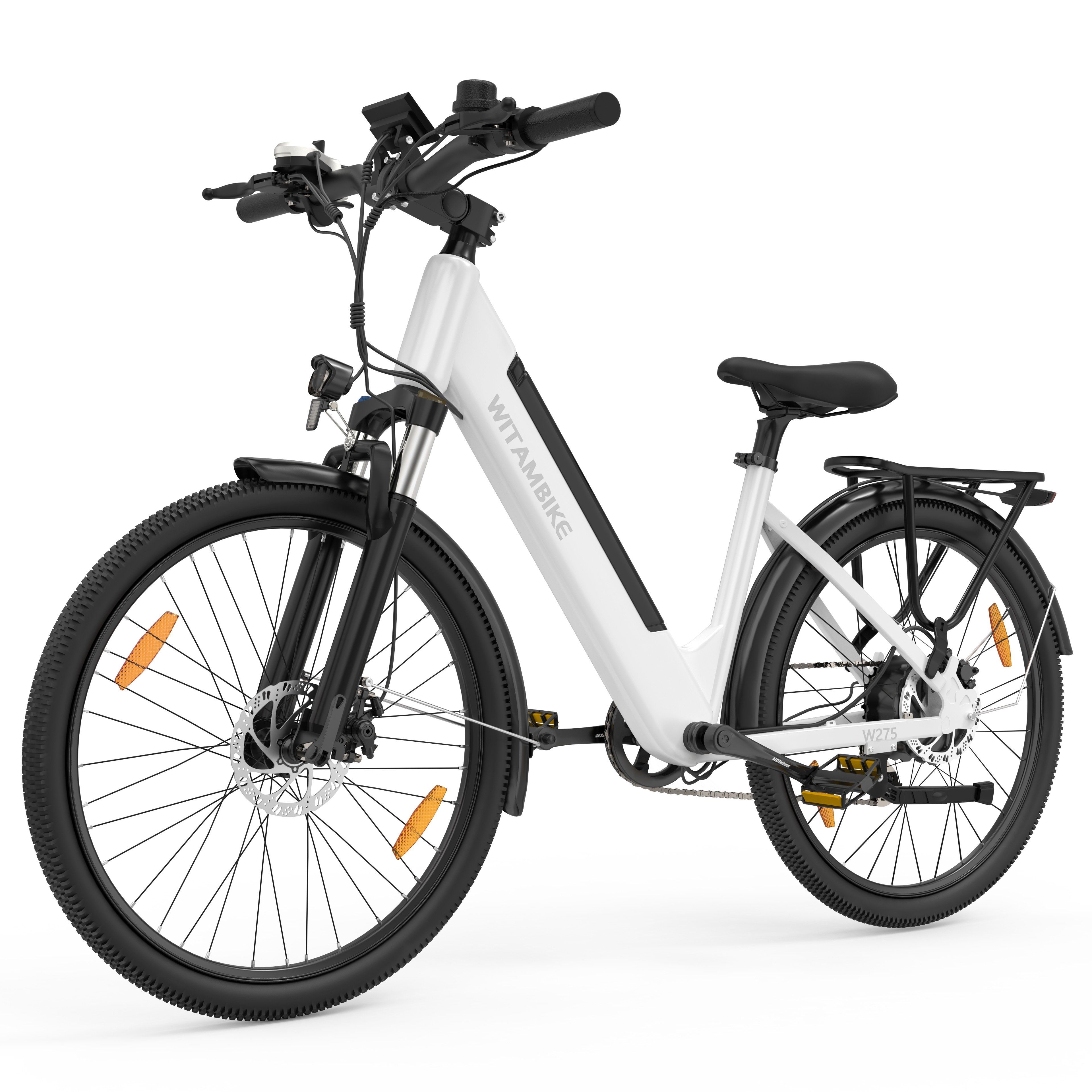 WITAMBIKE W275 Bicicletta elettrica da pendolare, 36V 13AH, pneumatici 27,5" x 2.10