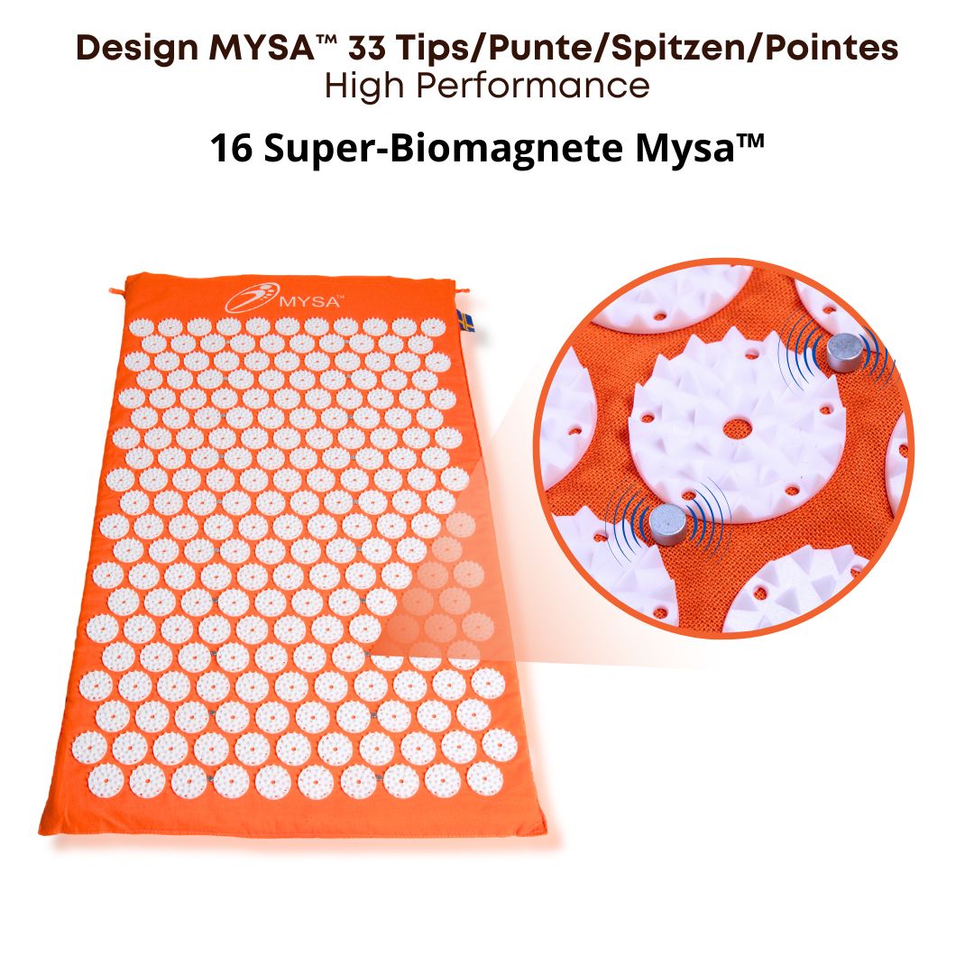 Magnetic Mysa - Tappetino d'agopressione e magneto-terapia