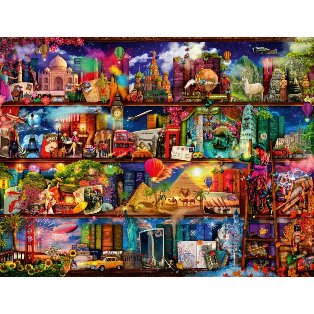 Puzzle ravensburger Mondo di bücher 2000 pezzi