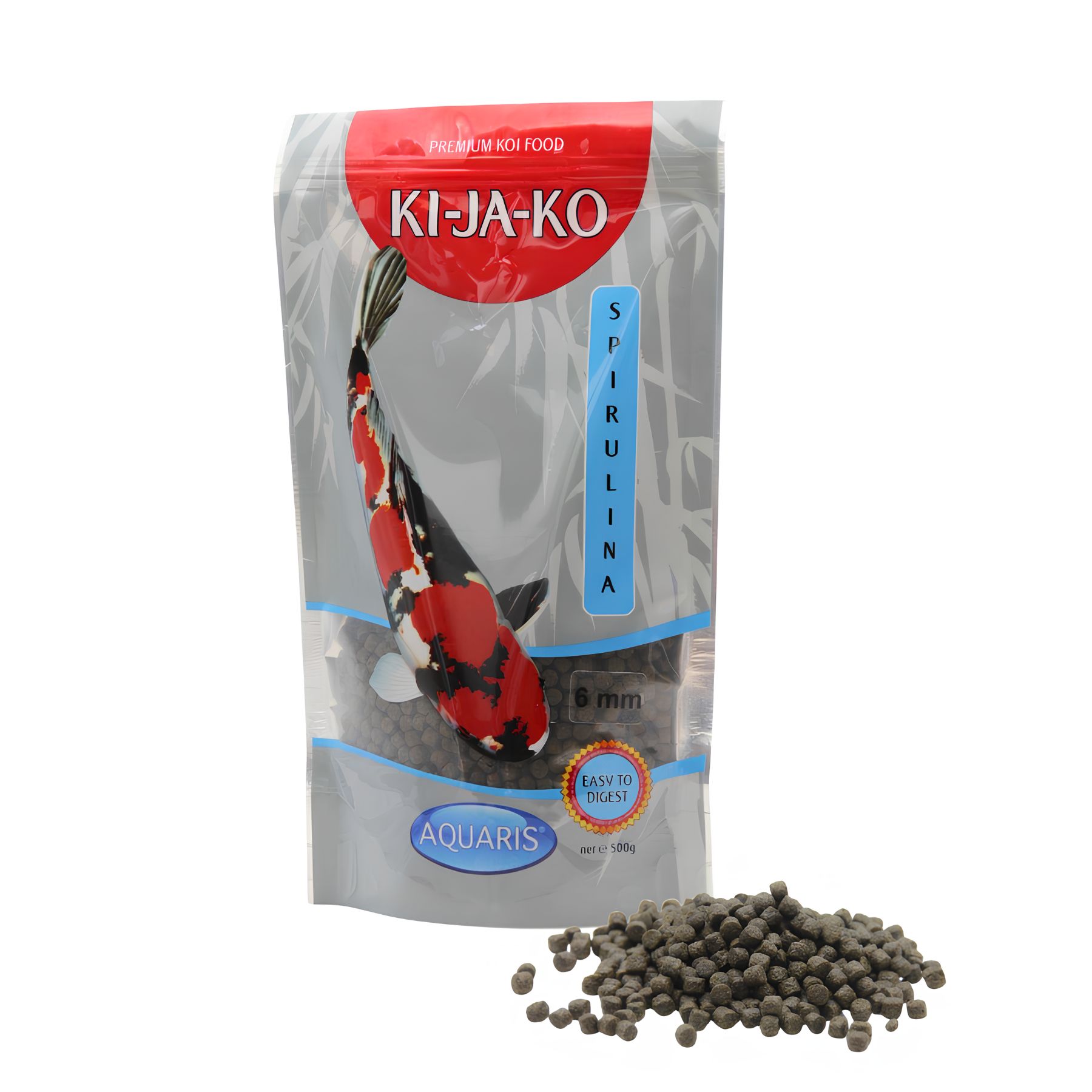 KI-JA-KO Cibo per pesci Koi Spirulina Plus 6 mm