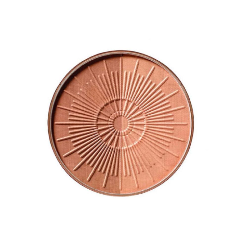 Artdeco Bronzing Powder Compact Long Lasting 50 Almond. Terra abbronzante con incisione a raggiera.