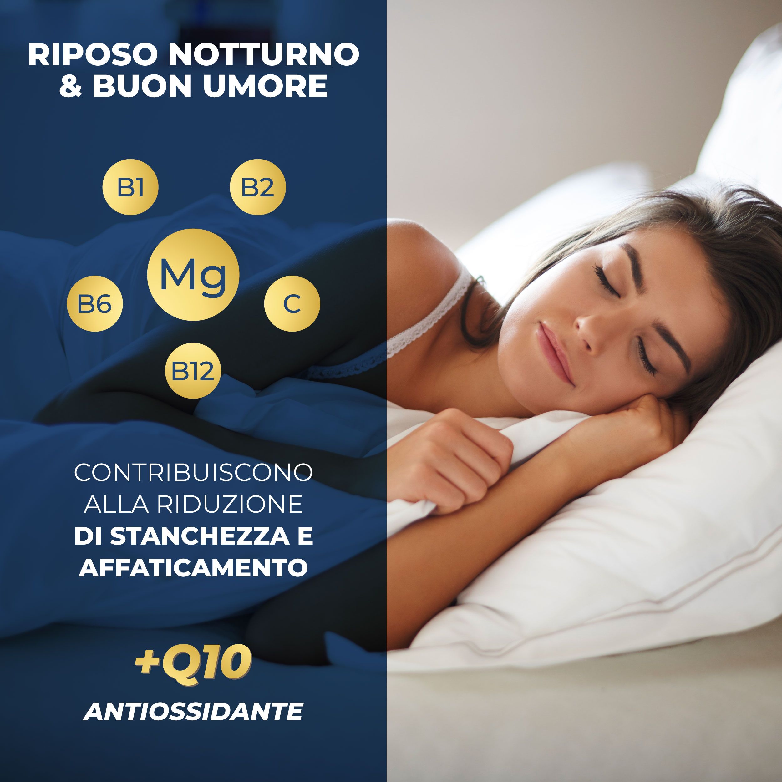 SYMBEAUTY® Magnesio Bisglicinato 450mg + Vitamine B1,B2, B6, B12, C e Q10