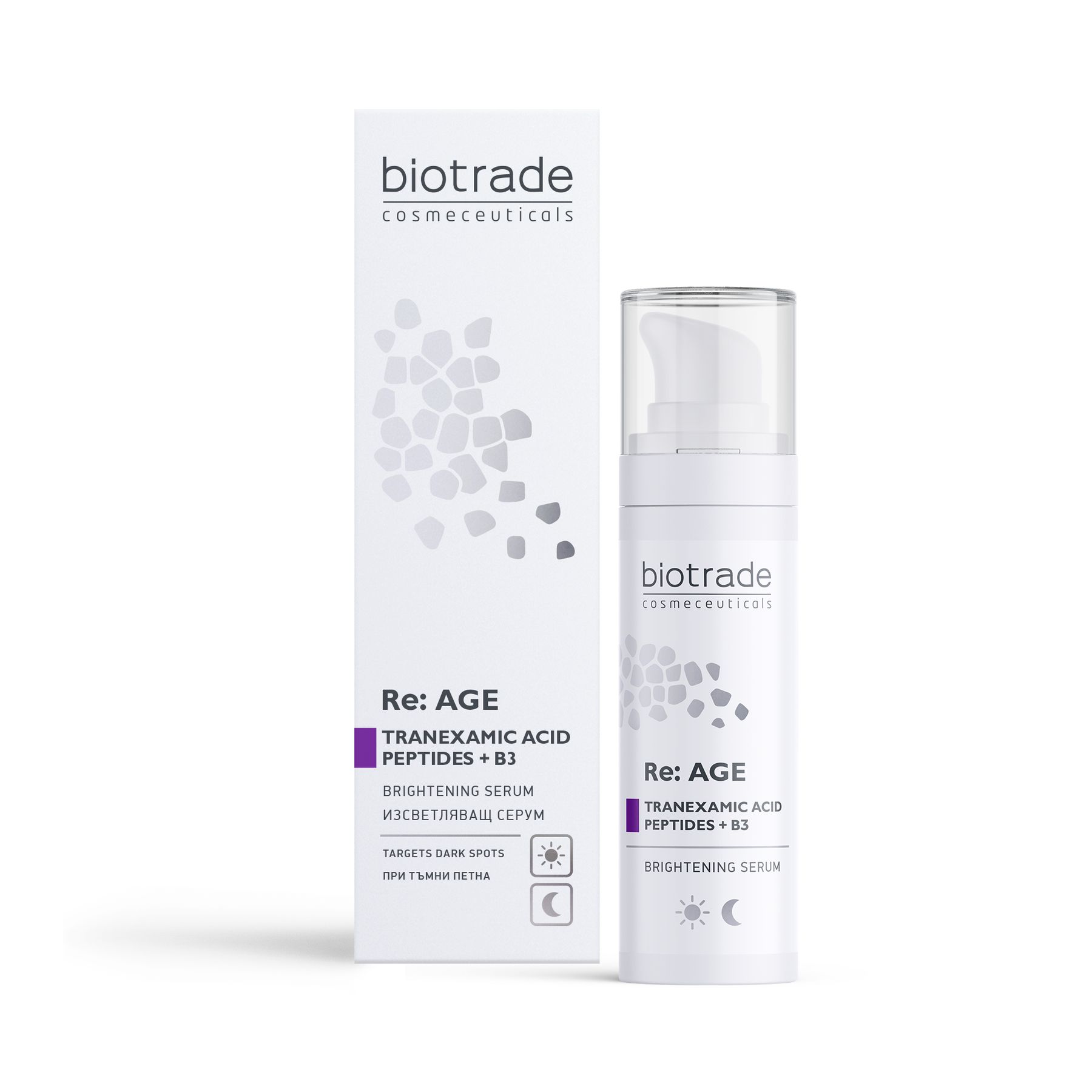 Biotrade RE:AGE Siero con acido tranexamico, peptidi e niacinamide