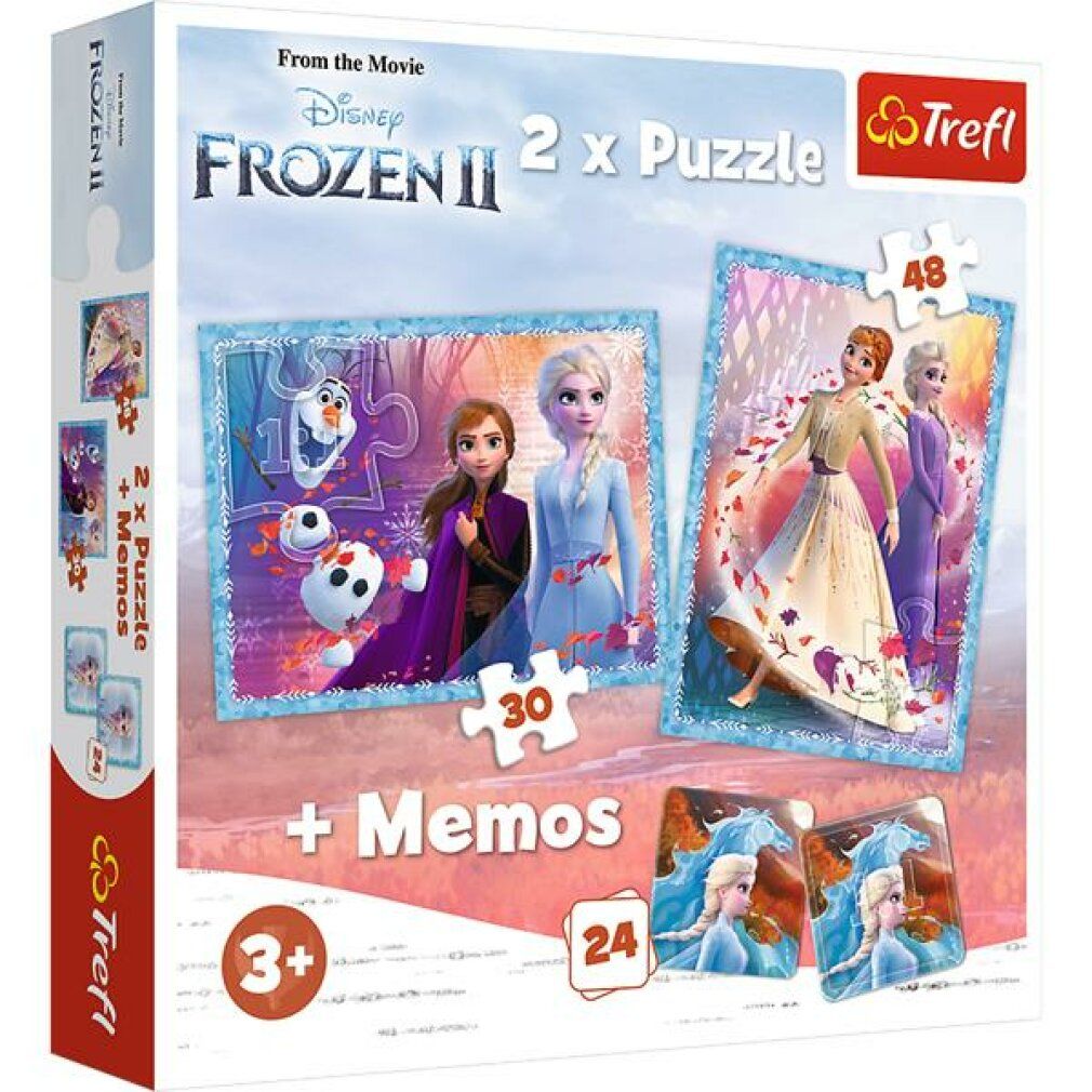 Disney Frozen 2 - Puzzle e Memo 2in1 30+48 pezzi