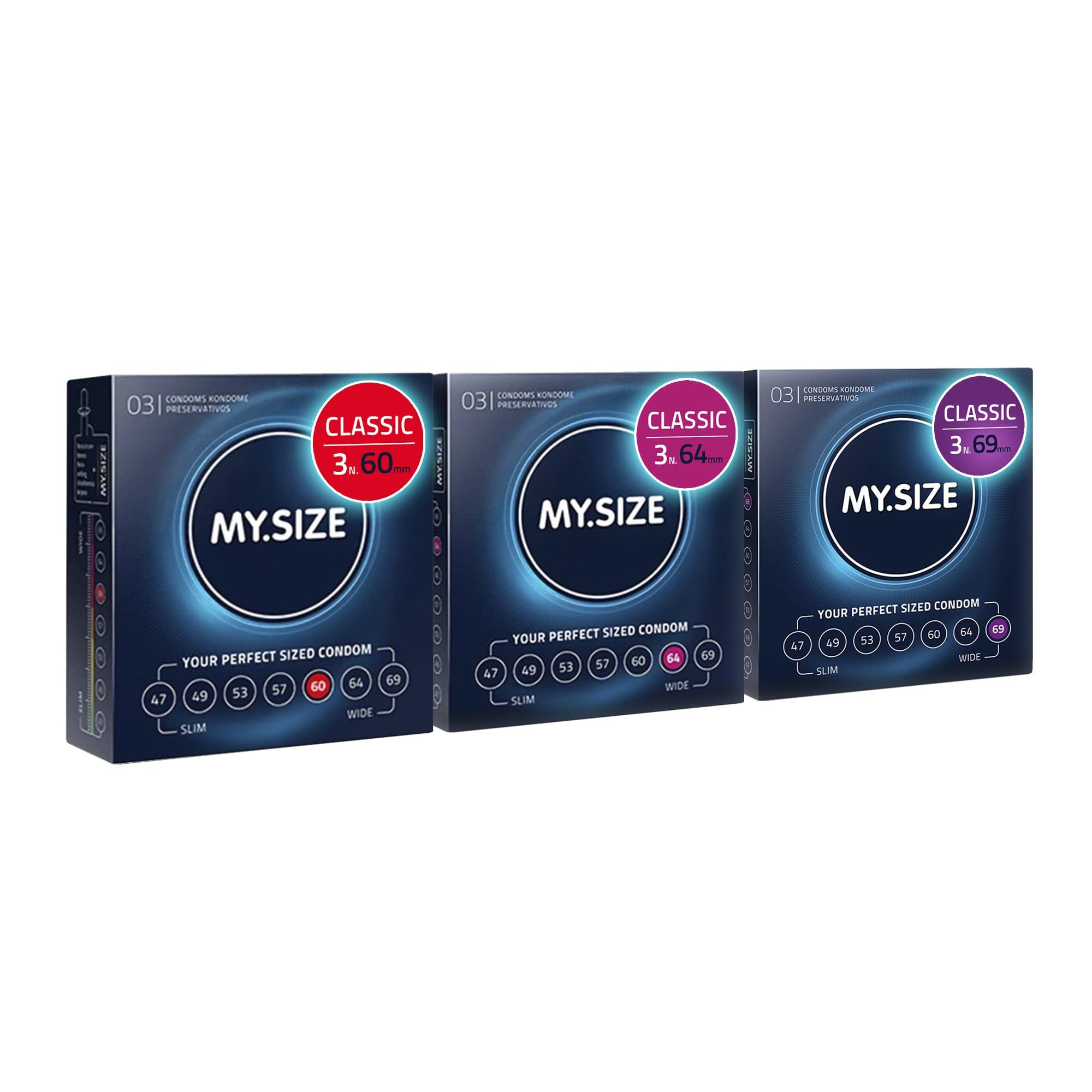 MY.SIZE Classic Preservativi Set di Prova