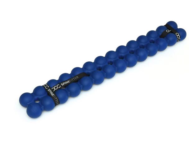 Spinefitter blu con due fasce nere. Sulle fasce è scritto "SPINEFITTER".