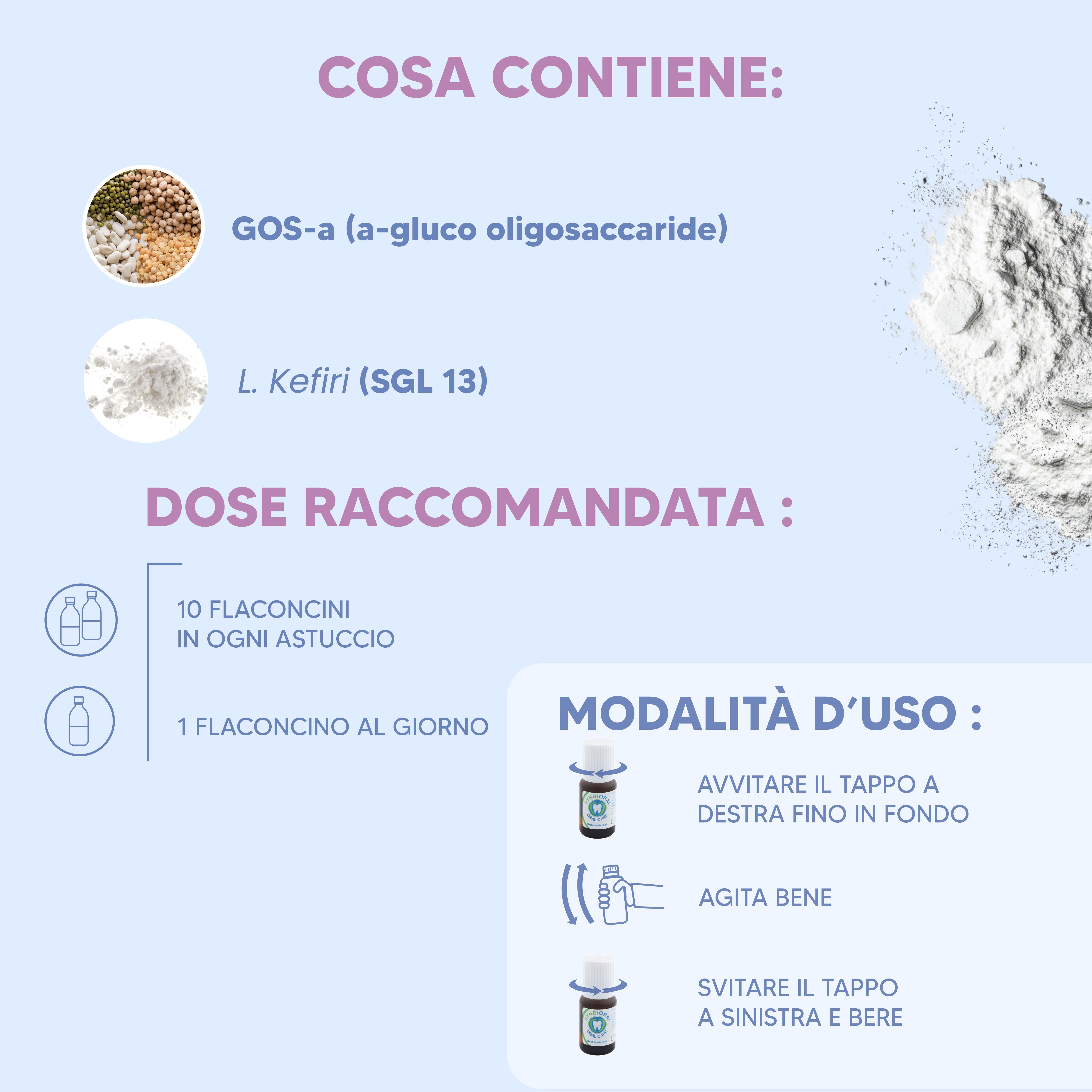NTP BIOTECH - Keficol - 4 miliardi probiotici per equilibrio e disturbi intestinali – 10 Flaconcini