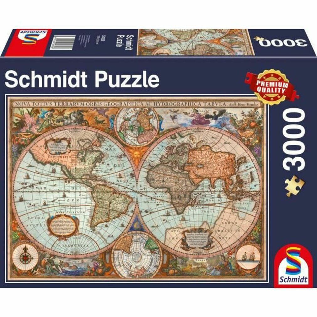 Mappamondo antico - puzzle da 3000 pezzi
