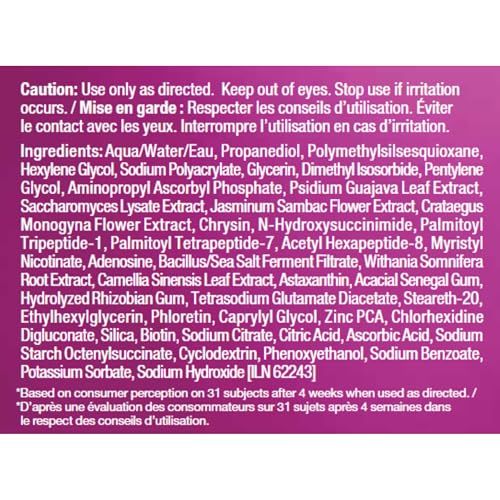 Testo con ingredienti e precauzioni. Contiene Aqua/Acqua, Propanediol, ecc.