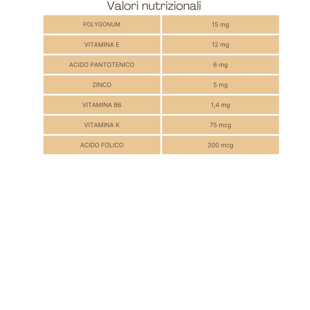 Confezione di integratore alimentare 'Geras Gold' con valori nutrizionali.