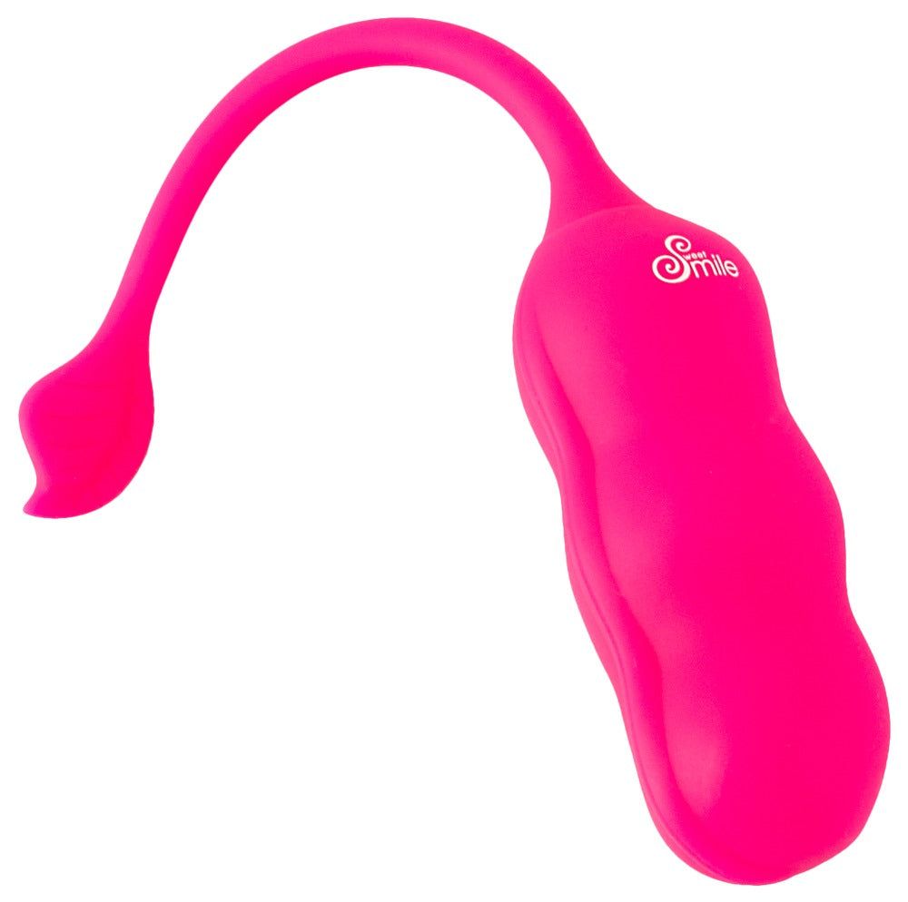 Vaginal trainer rosa. Composto da parte allungata e gambo curvo. Con logo Sweet Smile.
