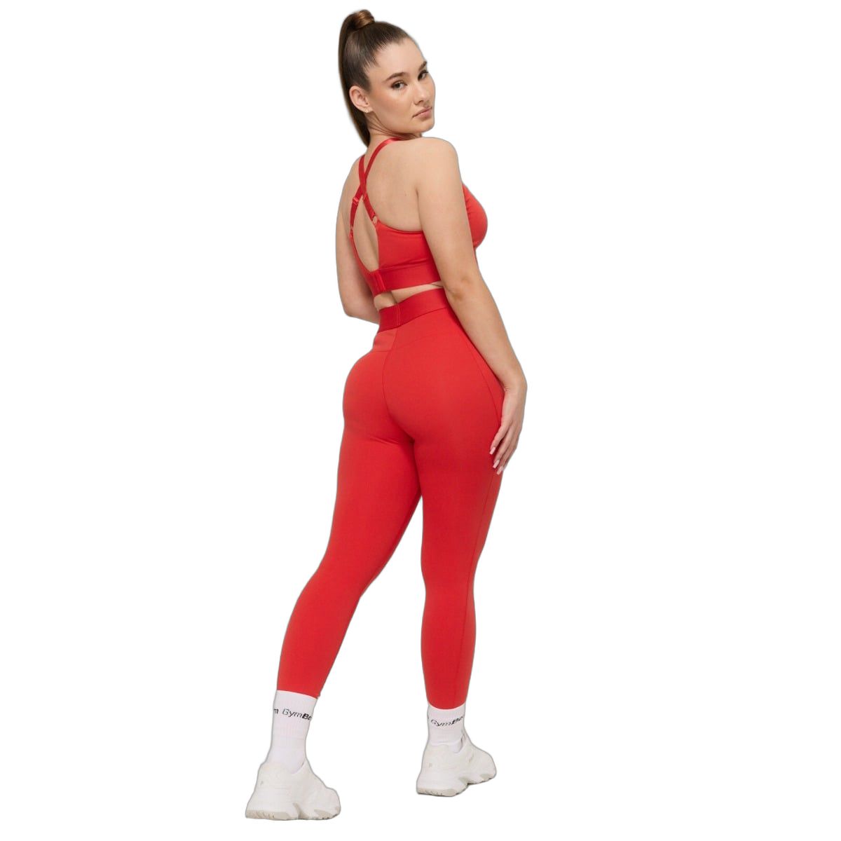 GymBeam Leggings donna Limitless Hot Red a vita alta