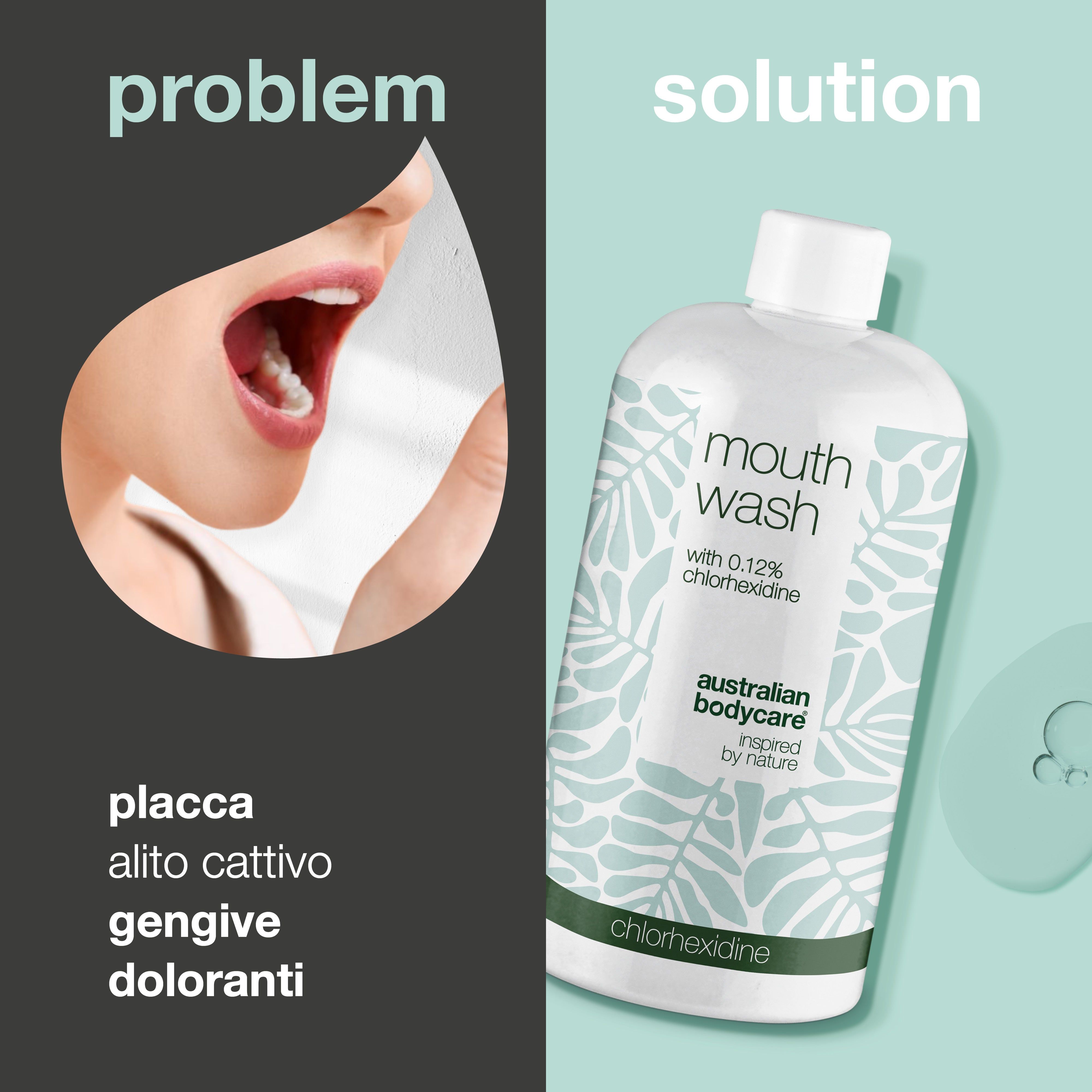 Collage di persone e prodotti. Testo: Australian Bodycare Skincare dal 1990, +100.000 clienti soddisfatti.