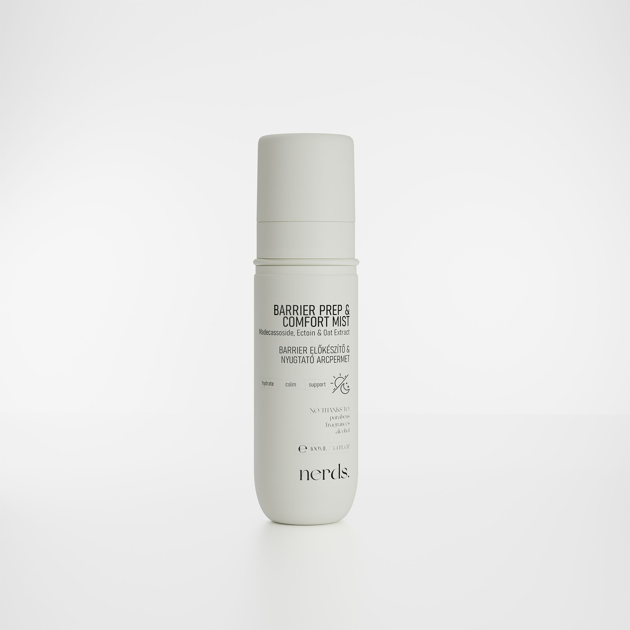 Barriera Prep & Comfort Mist, flacone spray da 100ml.