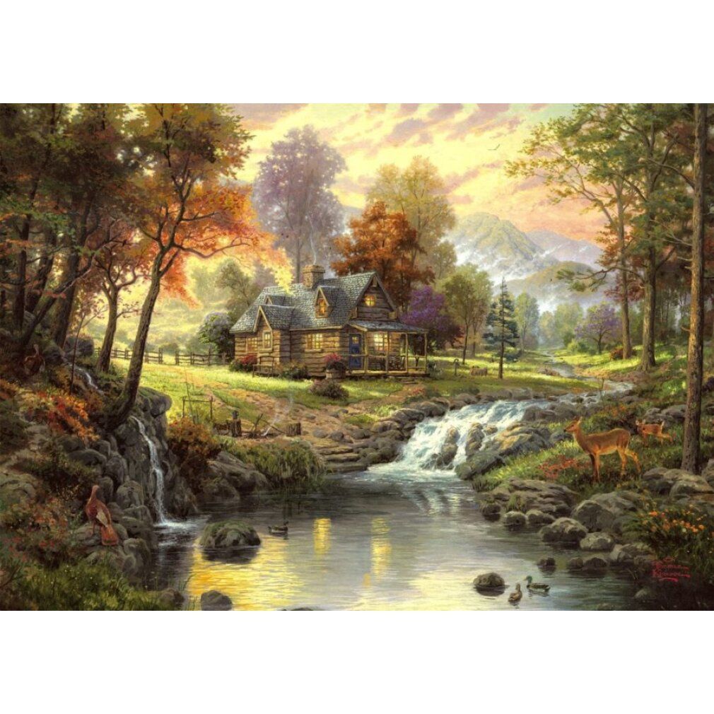 Puzzle schmidt Rifugio in montagna 1000 pezzi