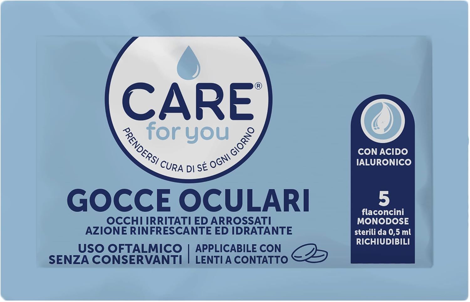 Care For You Gocce Oculari Monodose 10 x 0,5 ml