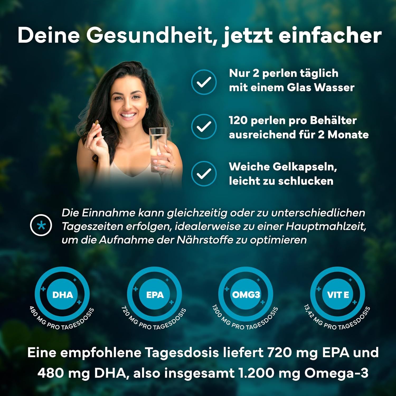 SEVENS NUTRITION Capsule di Omega 3 Olio di Pesce