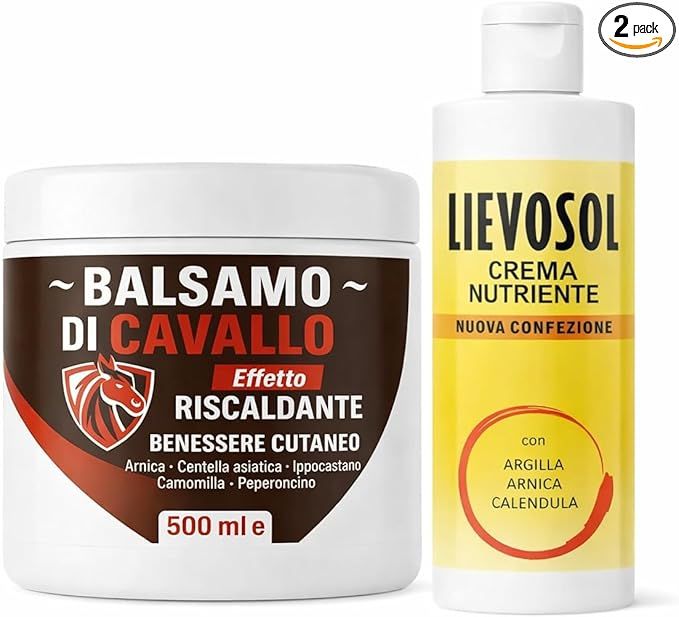 Aloha Labs - Lievosol Crema Nutriente + Balsamo di Cavallo Effetto Riscaldante