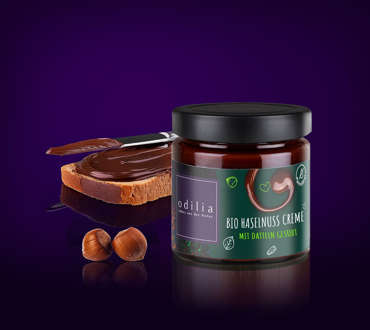 odilia Crema di datteri e nocciole