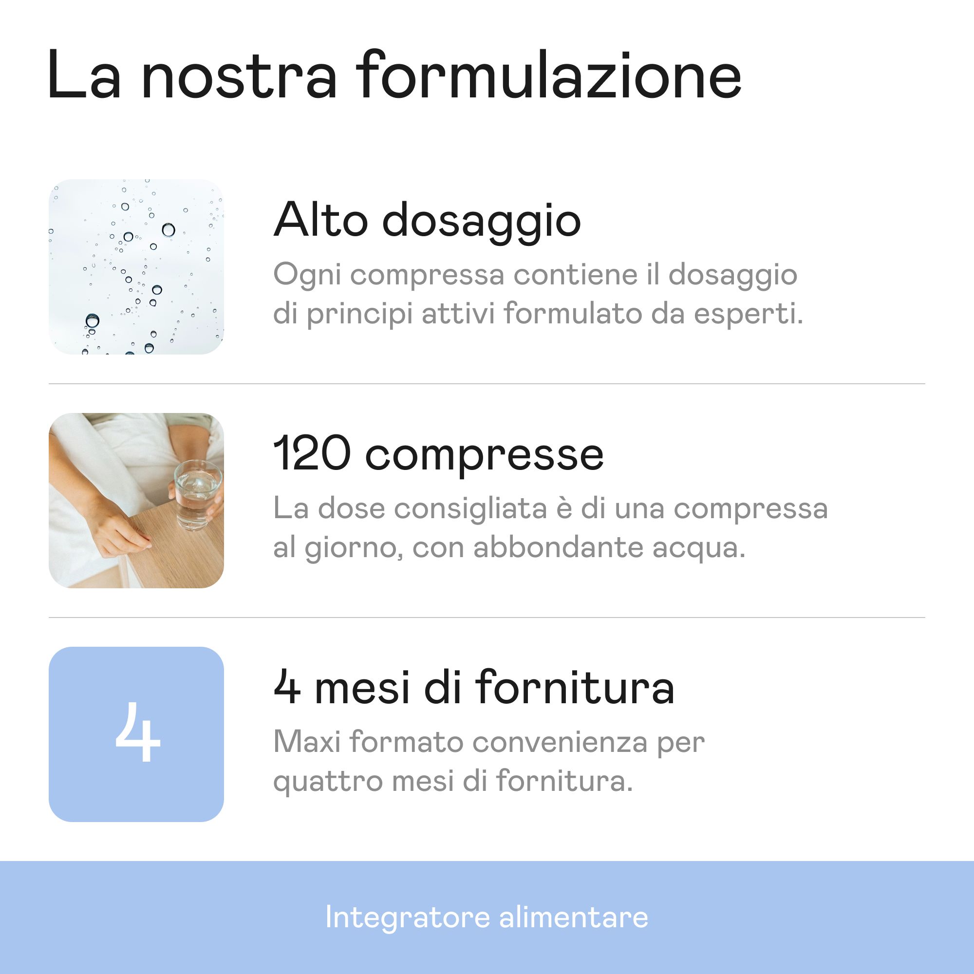 Testo: Dosaggio elevato, 120 compresse, 4 mesi di fornitura. Integratore alimentare.