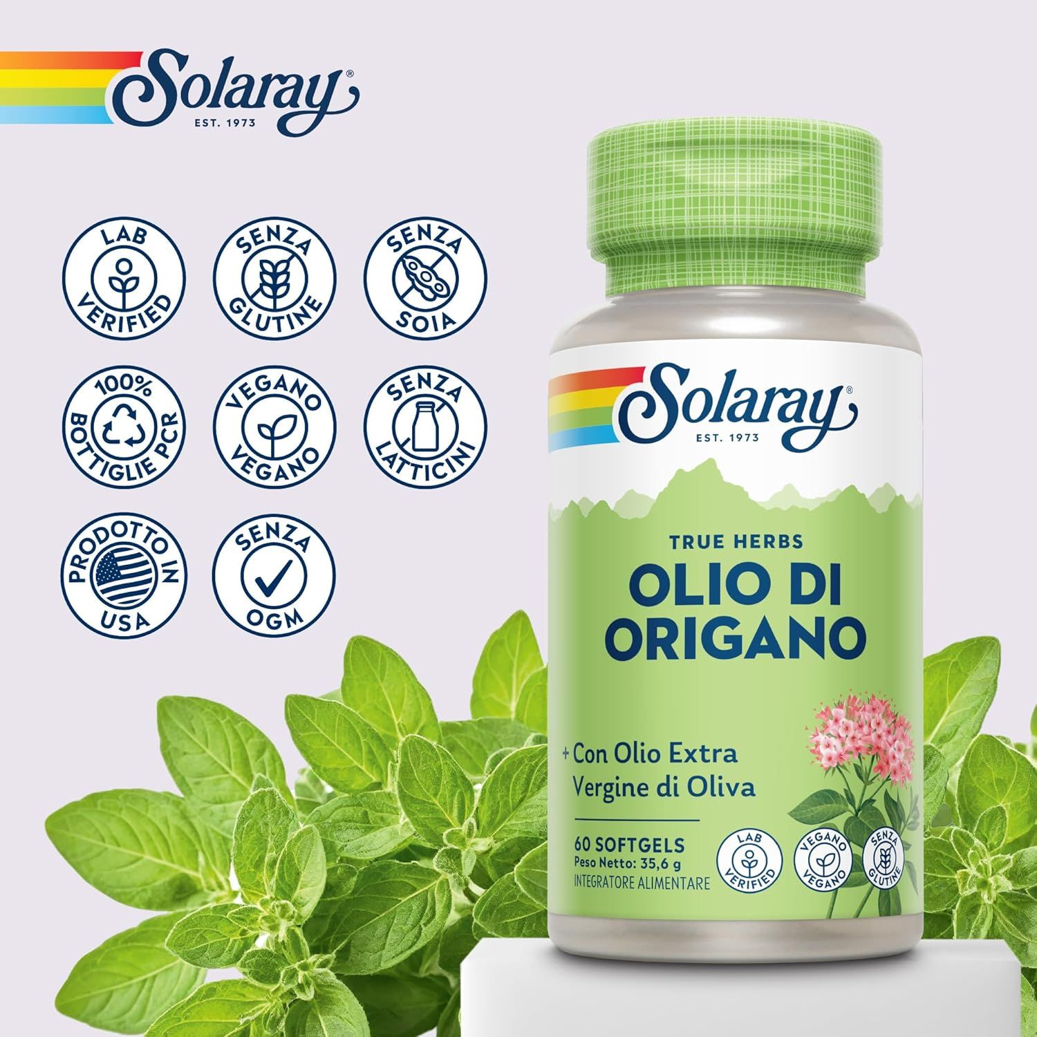 Solaray Softgel all’Olio di Origano