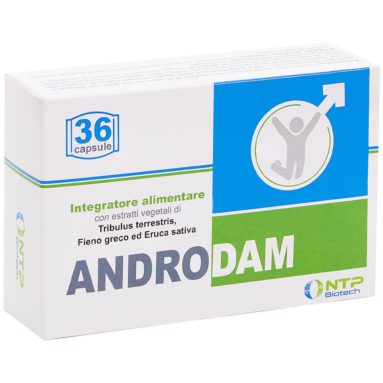 NTP BIOTECH - Androdam - Integratore per il benessere maschile, Andropausa, testosterone