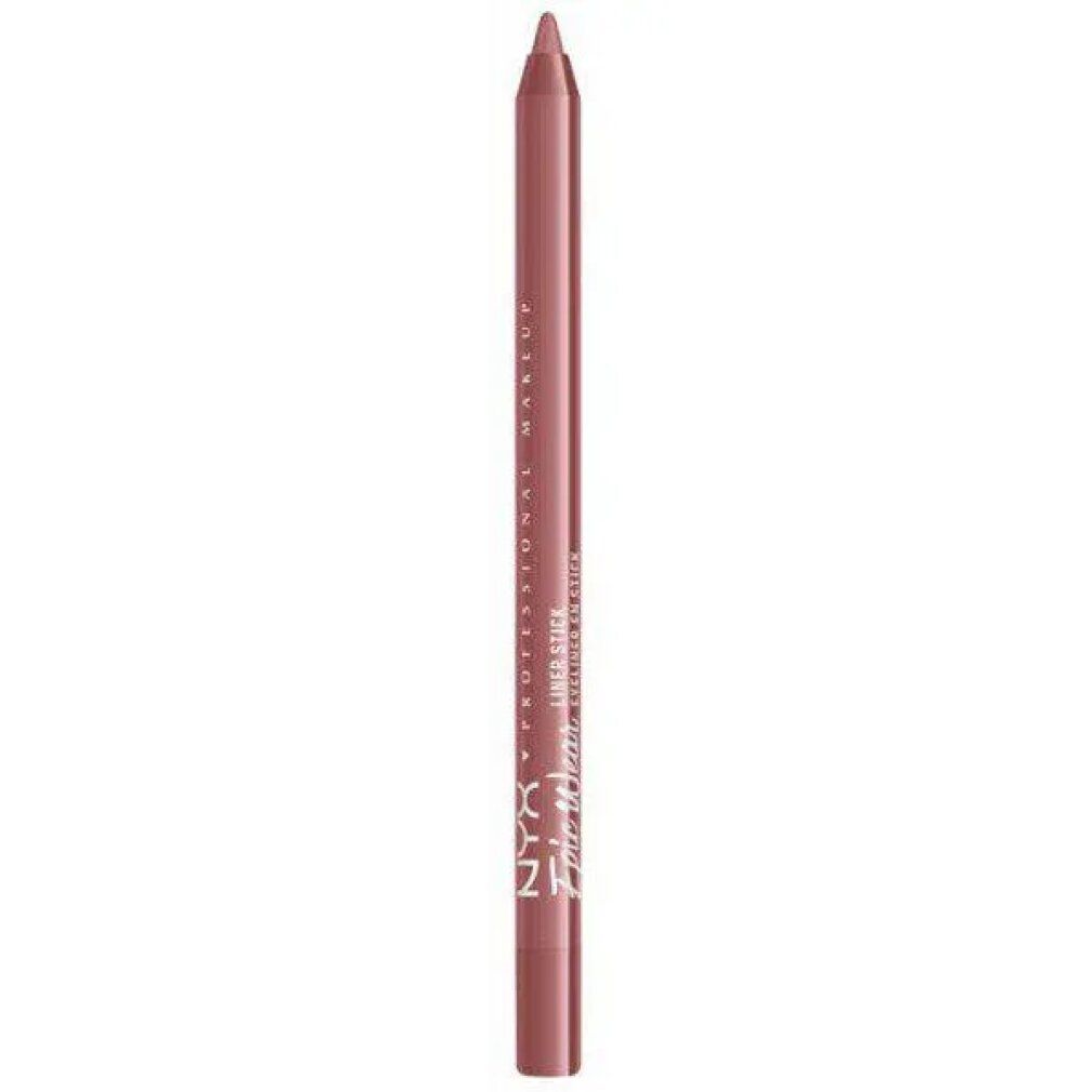 Matita NYX Professional Makeup Epic Wear Liner Stick marrone. Punta affilata, testo sul prodotto.