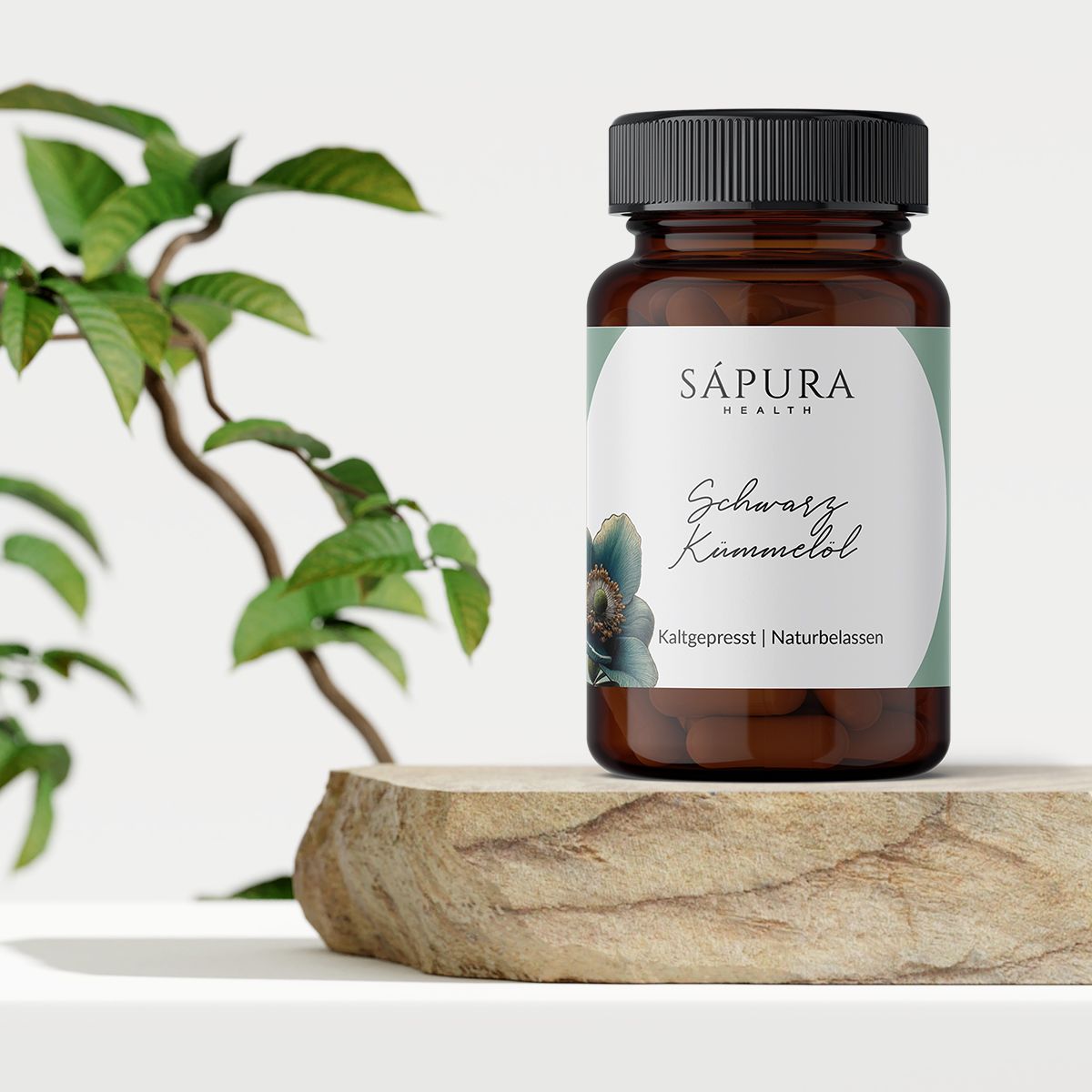 Capsule di olio di cumino nero  ⭐ spremuto a freddo naturale | SAPURA®