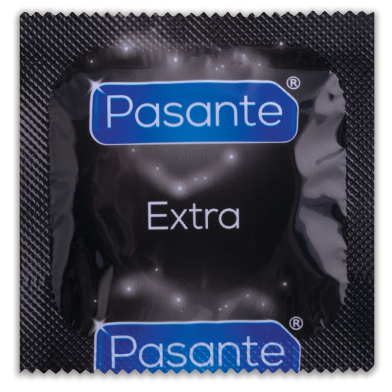 Confezione singola di un preservativo Pasante Extra.