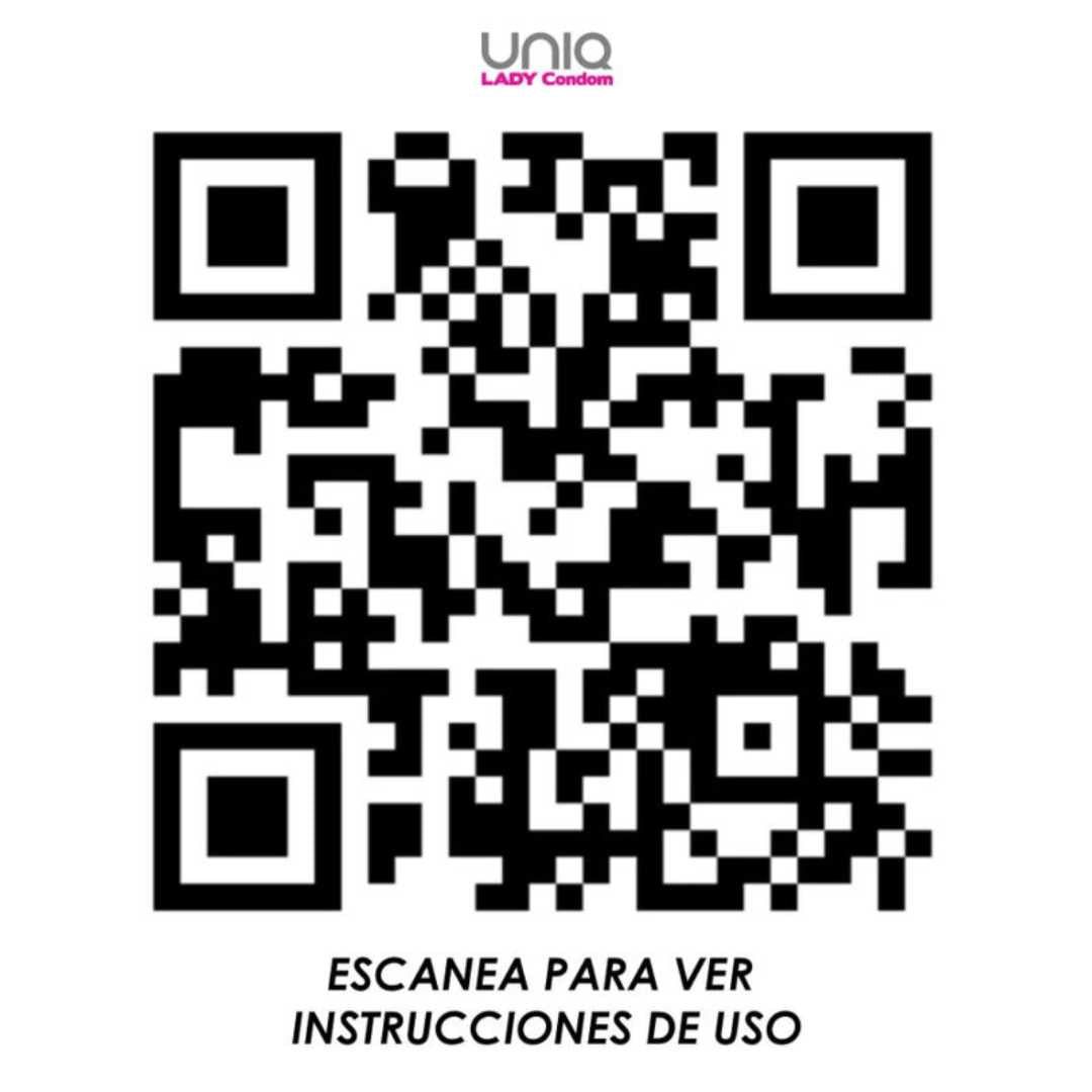 Codice QR con testo: 'ESCANEA PARA VER INSTRUCCIONES DE USO'.