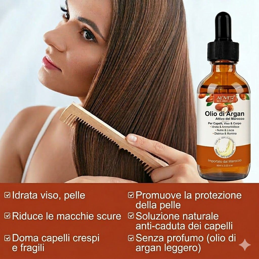 Zoxpm Olio di Argan per Capelli