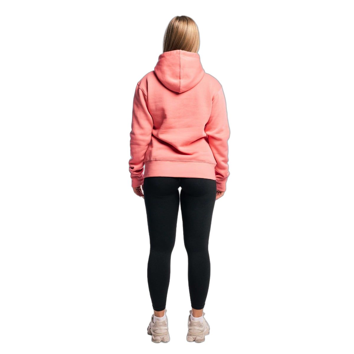 GymBeam Felpa da donna regular Athlete Rose a maniche lunghe con tasche