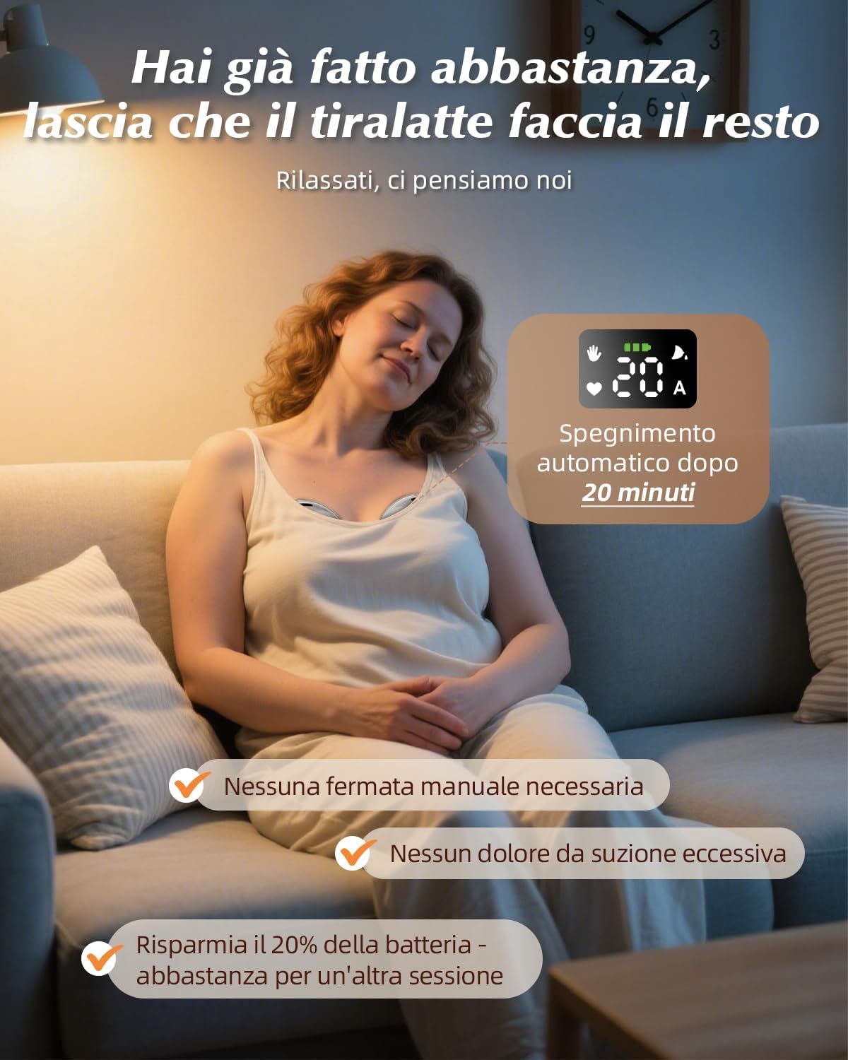 Tiralatte elettrico bianco KISSBOBO