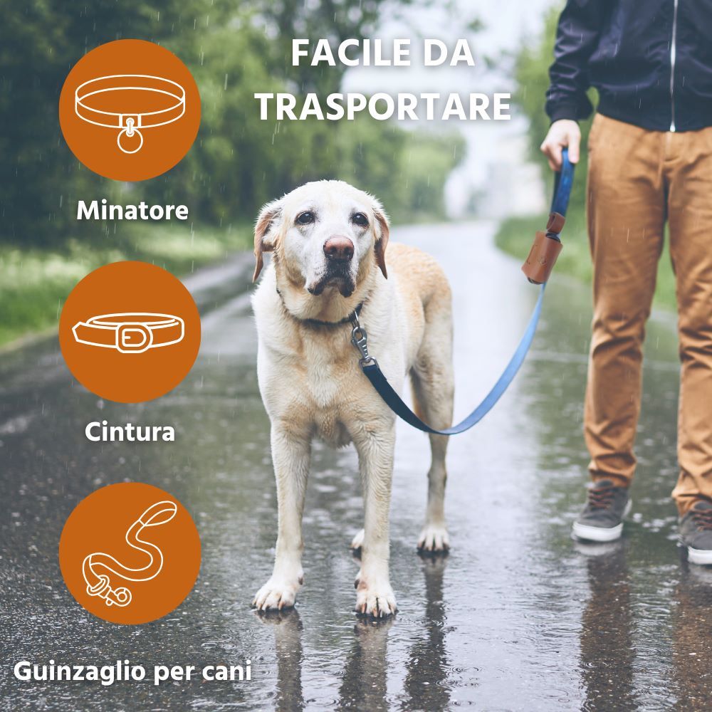 Wildfang - Distributore di sacchetti per la cacca in pelle