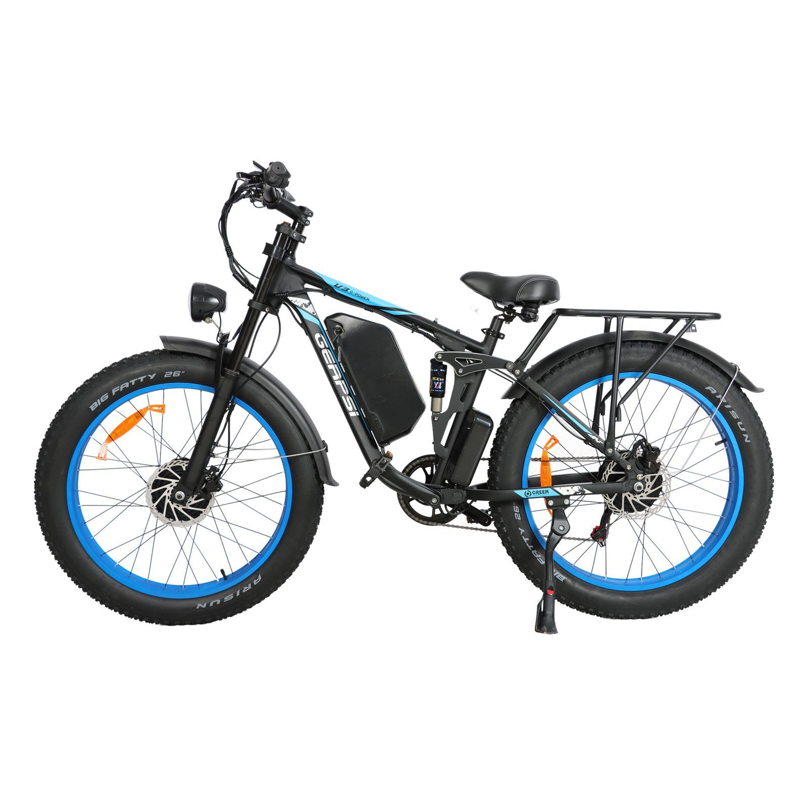 BAOLUJIE DP2603 Mountain bike elettrica con batteria rimovibile da 52V 32Ah